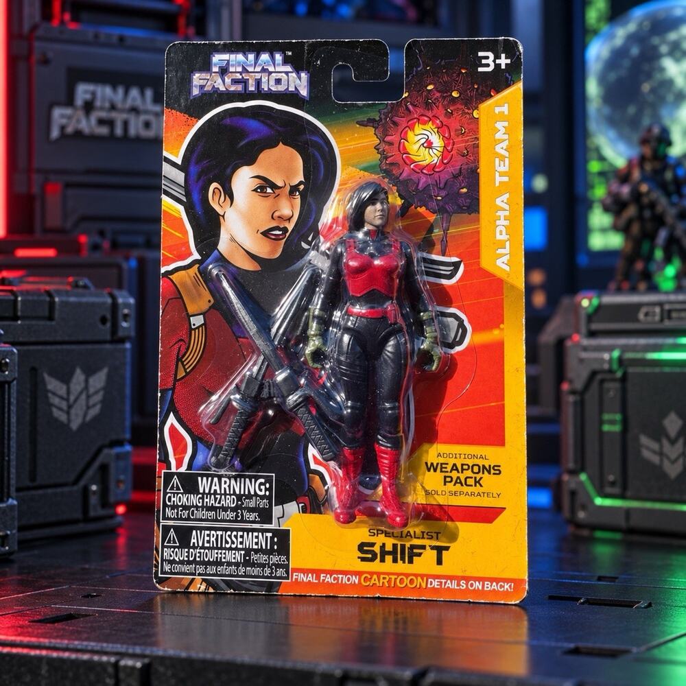 Final Faction Specialist Shift Alpha Team 1 Series 1 Figure Sealed 2020